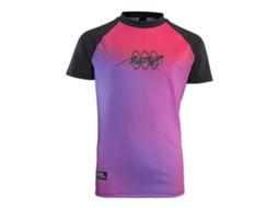 Rashguard de Manga Curta Juvenil Capture Roxo Rosa 164 Cmion