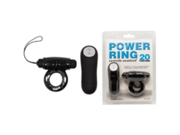 Anel Vibratório - Baile - Power Ring - 20 Velocidades - Tpr - Controle Remoto