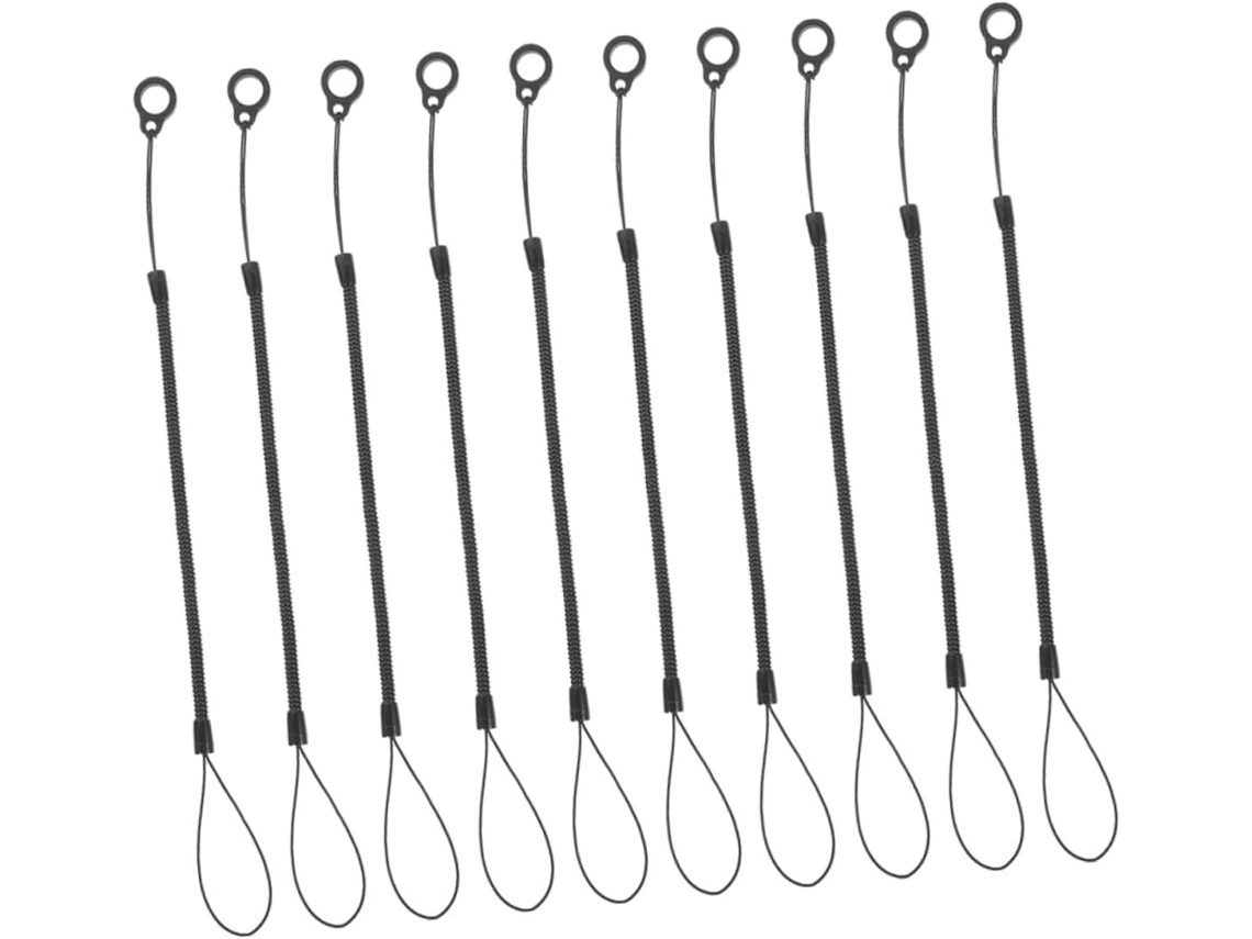 Conjunto De 14 Cordões Retráteis Resistentes Para Caneta Stylus, Ideais Para Escritório, Escola E Viagens. Conjunto De 14 Cordões Retrá Gokoco