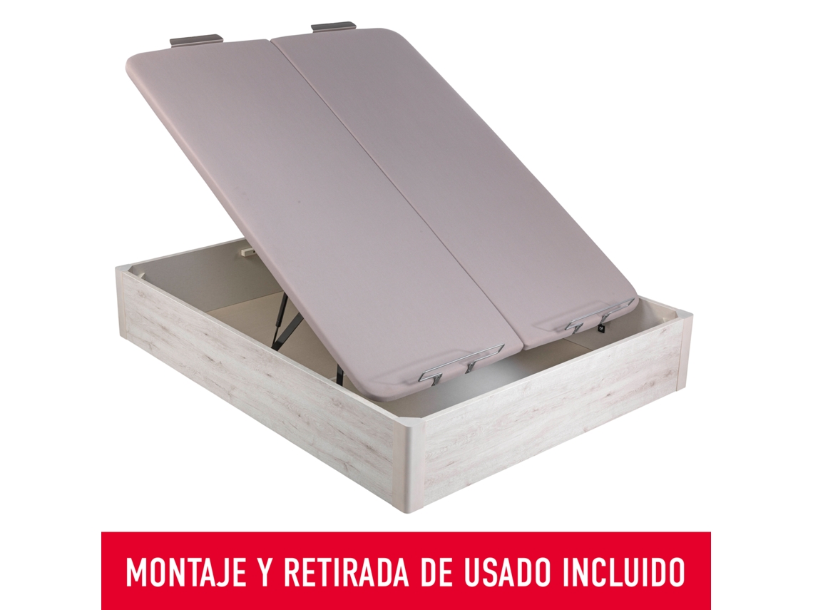 Sommier com Arrumação PIKOLIN Design Tampa Dupla - 160x200cm (31 Cm de Altura - Glaciar)