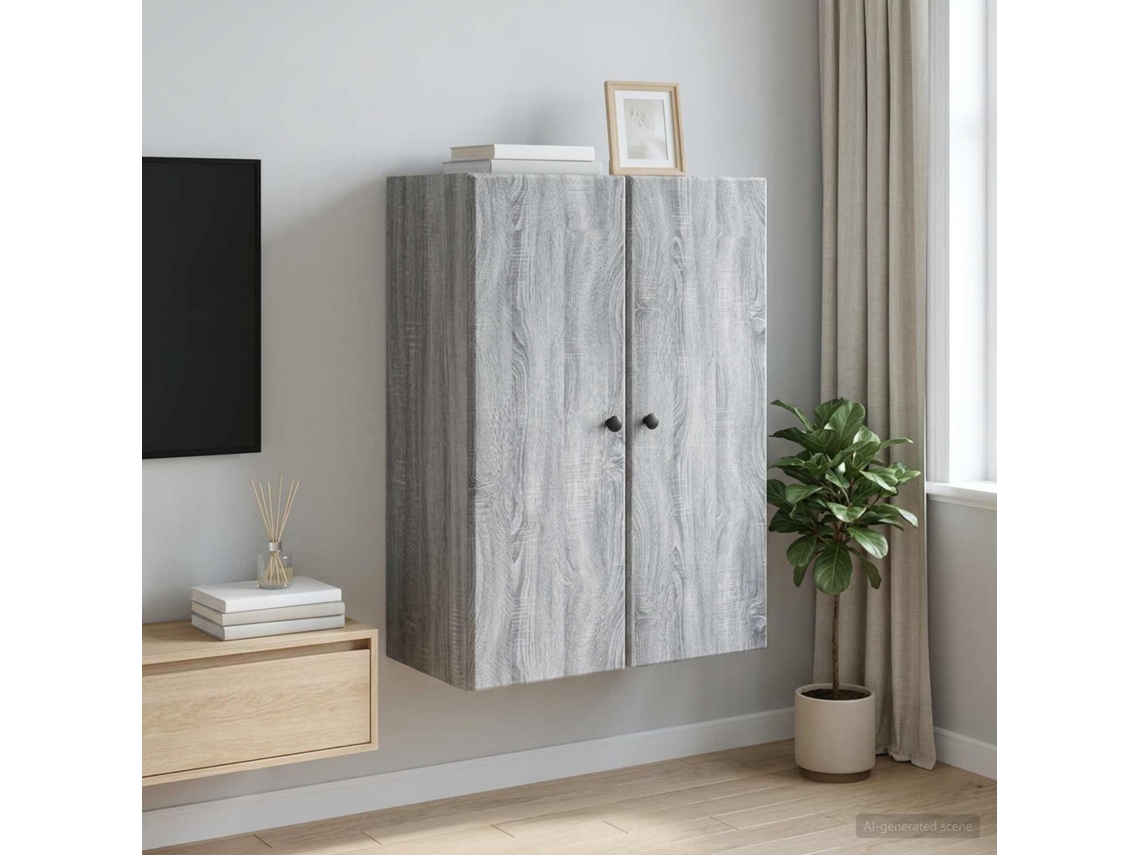 Vidaxl Armário De Parede 66 X 34,5 X 90 Cm Derivados De Madeira