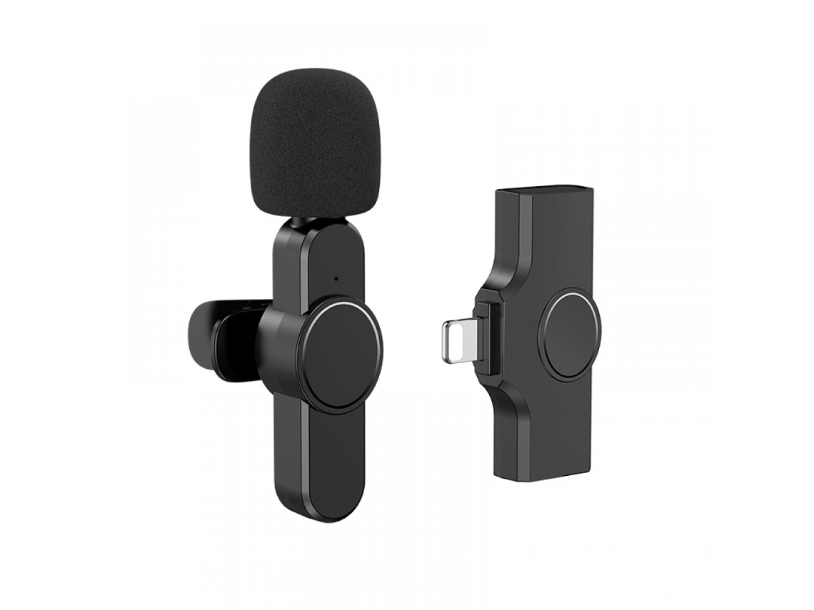 Microfone Sem Fio Para Iphone Ipad, Mini Microfone, Microfones Fio, De Lapela Encaixe Aquaforge