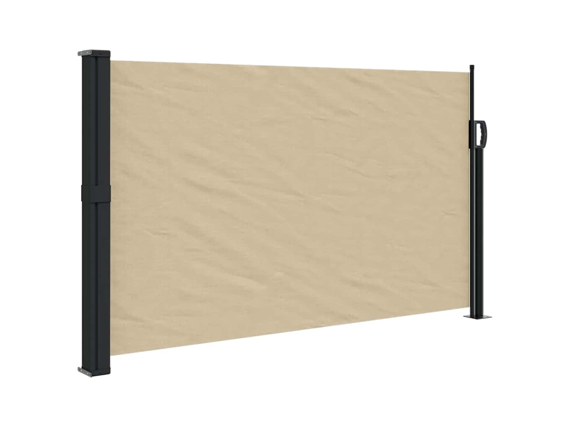 Retractable Side Awning, Retractable Side Awnings Vidaxl Bege Poliéster (117 X 300 Cm)
