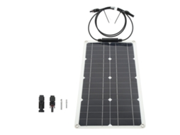 Painel Solar Semiflexível Portátil Laxiscreed De 25w Para Exterior