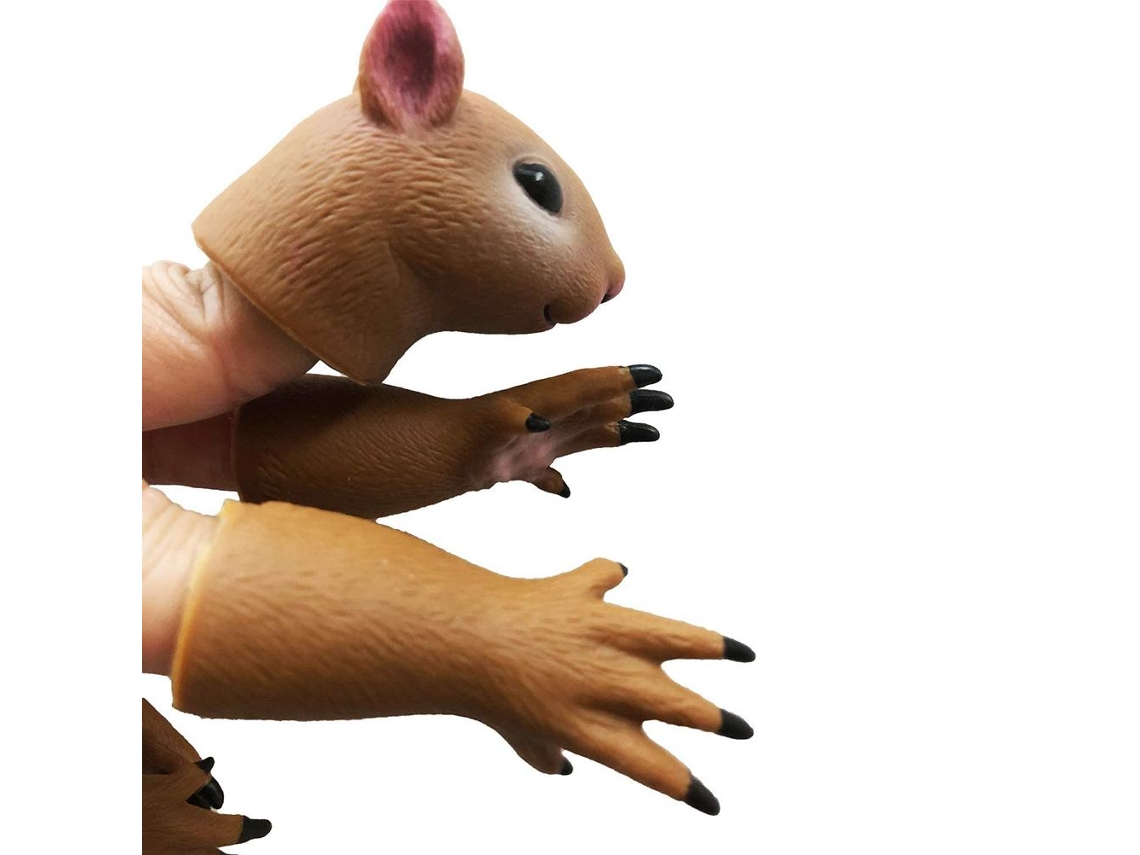 Mali marionetes de Dedo de Animais: Brinquedo Criativo e Adorável para Crianças, Presente com Material Seguro