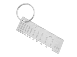 Medidor De Chapa Metálica, Ferramenta De Medição De Metal, Soldador, Medidor De Cabos Gokoco