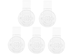 Frcolor Conjunto De 5-fechos Acrílico Transparente Para Mini Caixas, Trava Segura E Durável Para Caixas De Joias