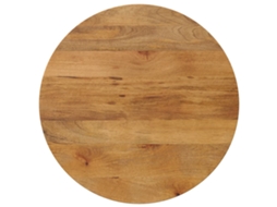 Vidaxl Tampo De Mesa Redondo Ø70x3,8cm Madeira De Mangueira Maciça