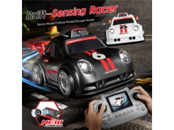 Brancoylrc C6 Mini Drift Rc Carro Led Modo Duplo Som Câmera Hd Sensor Movimento Mesa Brinquedo Presente MDUG