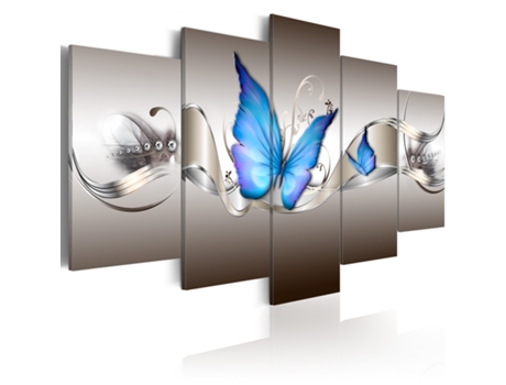 Quadro ARTGEIST Papillons bleus (200x100)