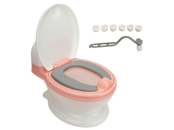 Mali vaso Sanitário Treinamento Bebê Transição Almofada Pu Macia Anti vazamento Rosa Branco