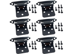 Dobradiças Zyncue Para Armários, Com Fechamento Automático, Design Embutido 38, Metal De 15mm Espessura, Para Móveis De