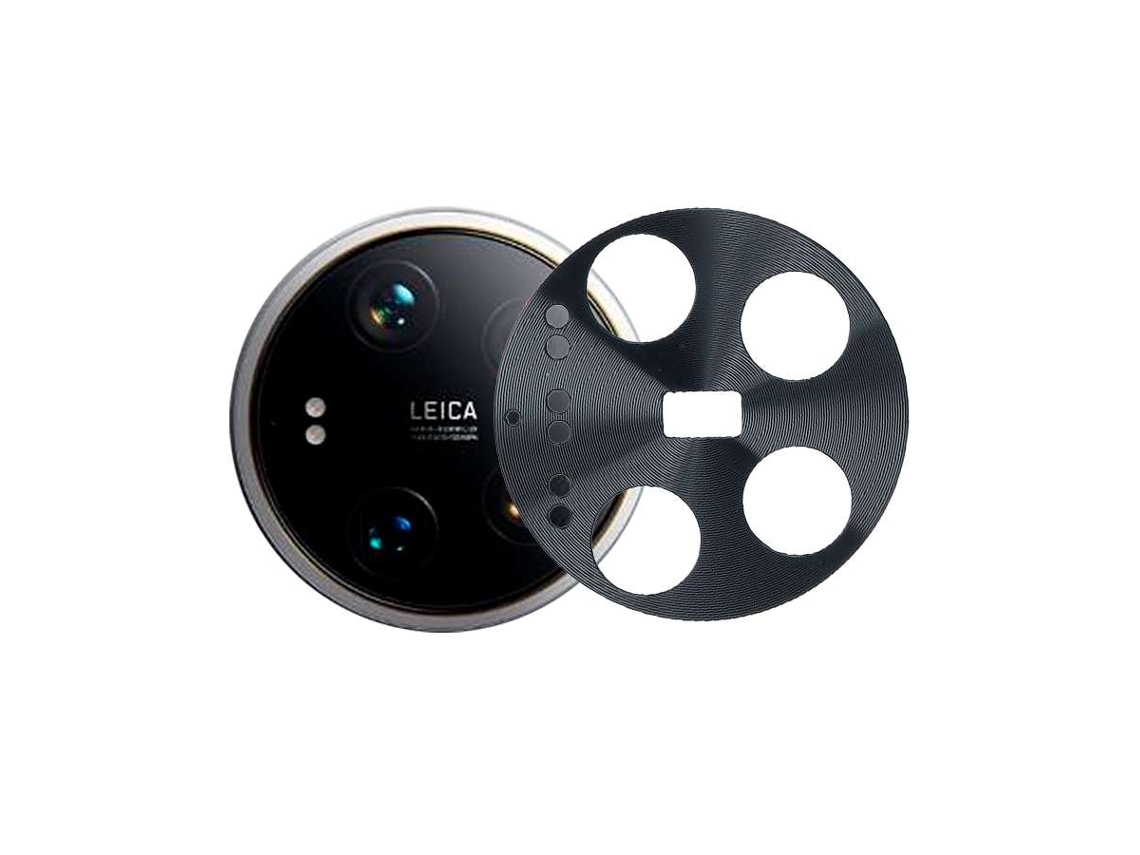 Protetor de Câmara Metalizado Preto para Xiaomi 14 Ultra LA CASA DE LAS CARCASAS