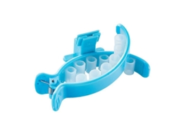 Rose Pet Supplies Prendedor De Banheiro Para Cães E Gatos Aquaforge (prendedor L Azul 20 Sacos)