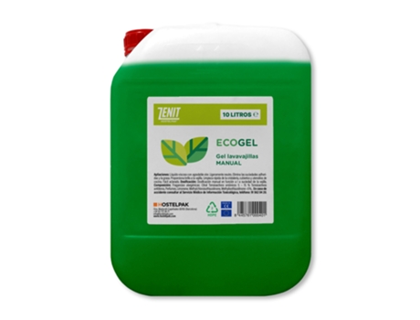 HOSTELPAK 10L Ecogel Detergente Máquina de Lavar Loiça Manual
