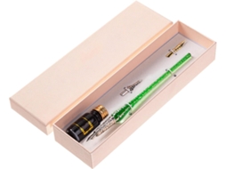 Kit De Caneta Para Mergulho Em Vidro Com 2 Pontas E 10ml De Tinta, Caligrafia Retrô, Técnica De Mergulho Em Vidro.