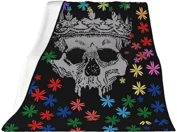 Manta Pequena Syjym Halloween em Flanela com Estampa Digital Confortável Macia e Quente de Dupla Face Ideal Pa