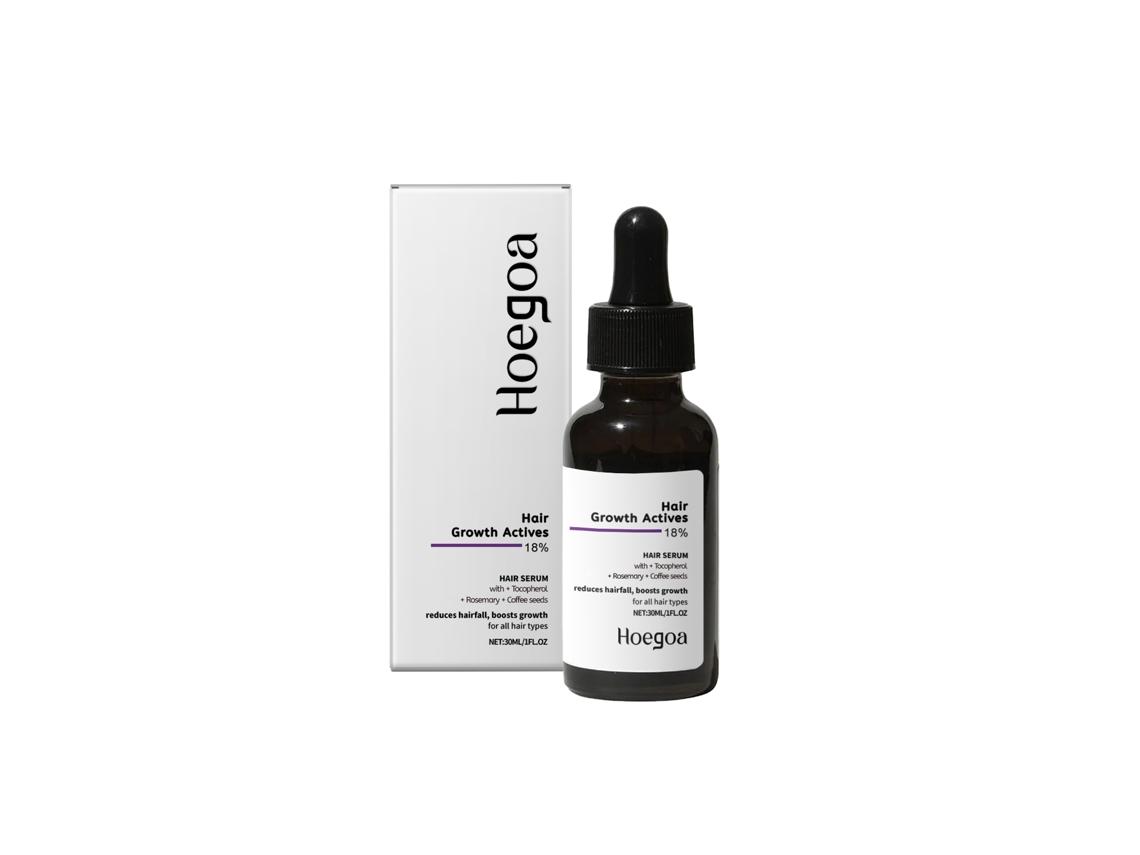 Sérum Capilar Hoegoa para Hidratação, Nutrição e Reparação de Cabelos Secos e Crespos LAXISCREED