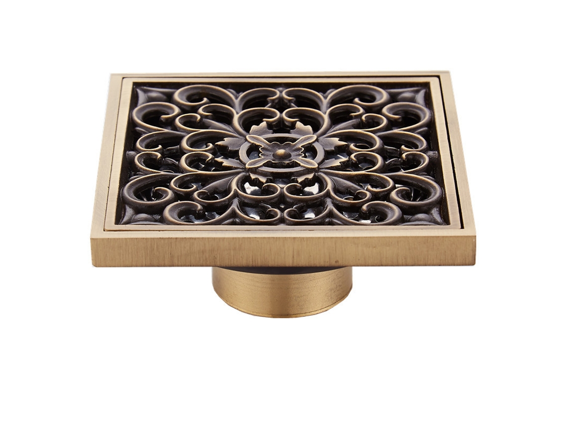Ralo de Latão Quadrado AQUAFORGE (10*10cm)