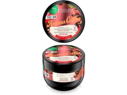 mascarar Eveline Alimento para o cabelo para cabelos fracos e quebradiços regeneração e fortalecimento 500ml de café