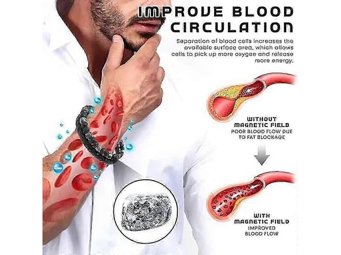 Pulseiras De Contas, Pulseira De Contas De Hematita Com Cristal