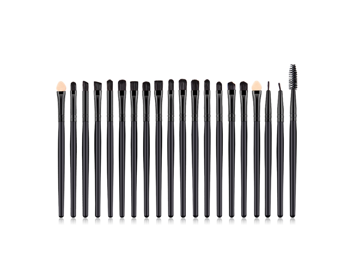 Kit de brochas de maquillaje Vante con 20 piezas para cejas, esmalte de uñas, corrector y sombra de ojos