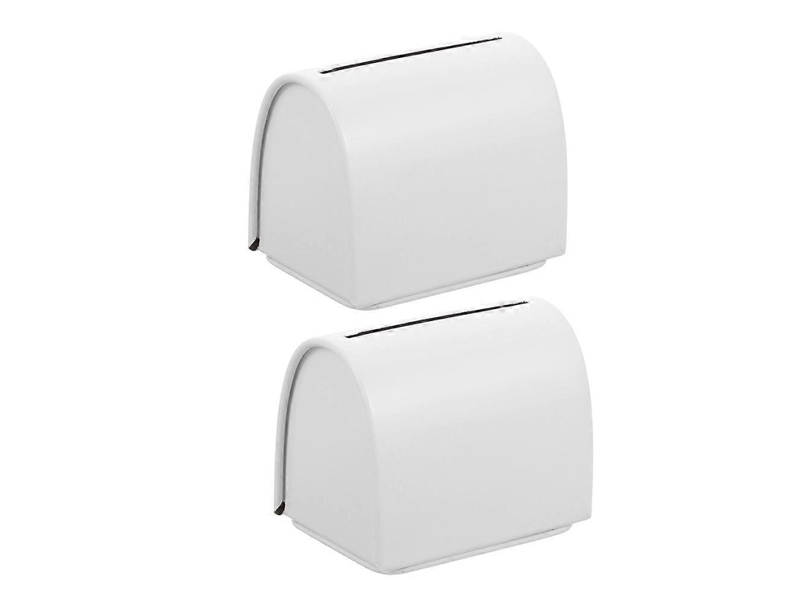 Suporte De Plástico Branco Para Lâminas De Barbear, Prático E Resistente