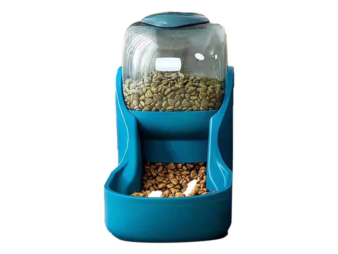 Conjunto de Comedouro Automático para Cães, Automático por Gravidade de Grande Capacidade para Gatos, Bebedouro, para Animais de Estimação AQUAFORGE
