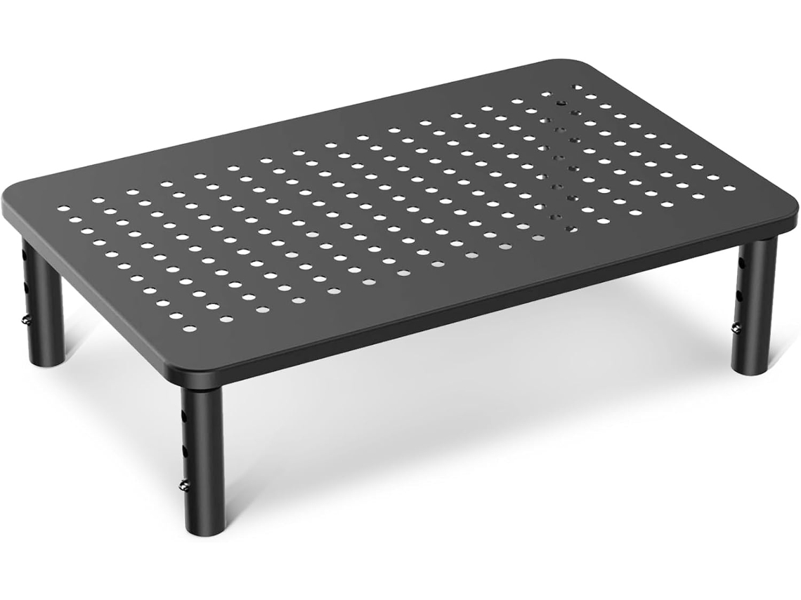 Lurelia Suporte Para Monitor Ajustável, Antiderrapante, Com Ventilação, Em Metal