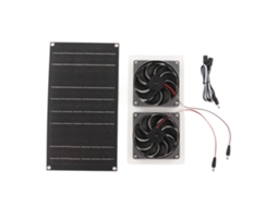 Extrator de ar solar 100 W para trailers e estufas BRILVIBERA