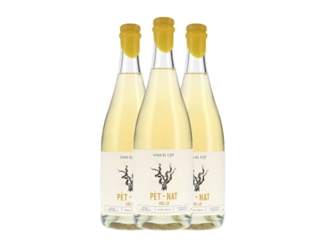 Espumante rosé EL CEP Pet-Nat Pétillant Naturel Pinot Preto (0.75 L - 3 Unidades)
