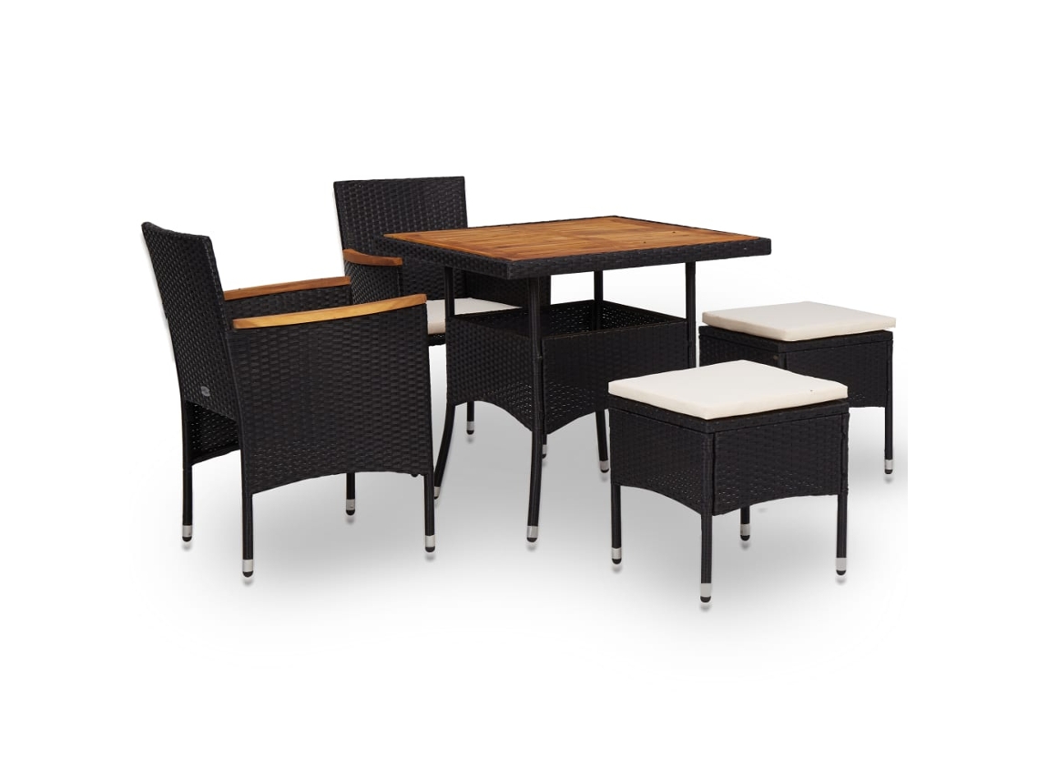Dining Set, Dining Sets Vidaxl Preto Vime (n/a)