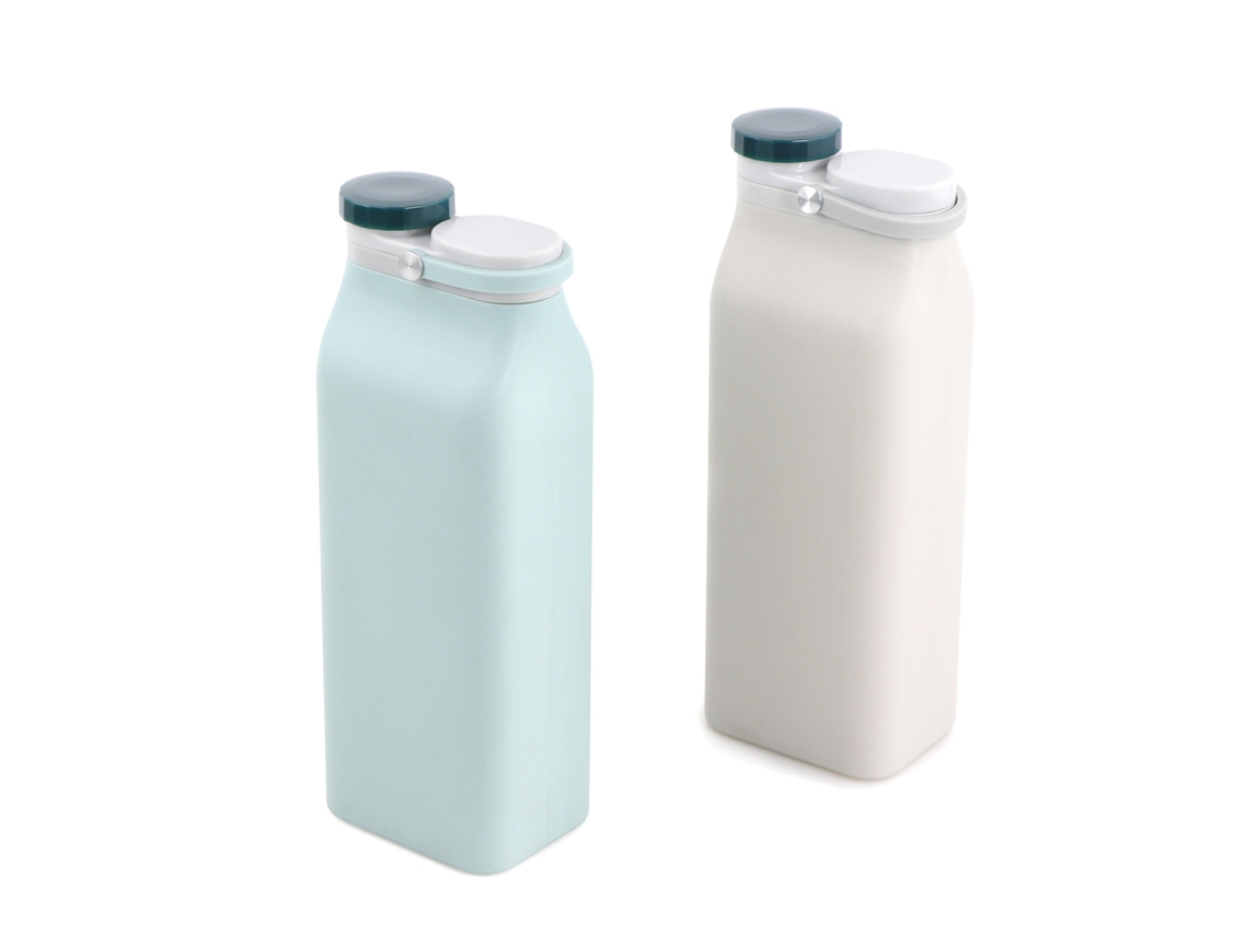 Garrafas de água dobráveis sem BPA Brilvibera (pacote com 2)