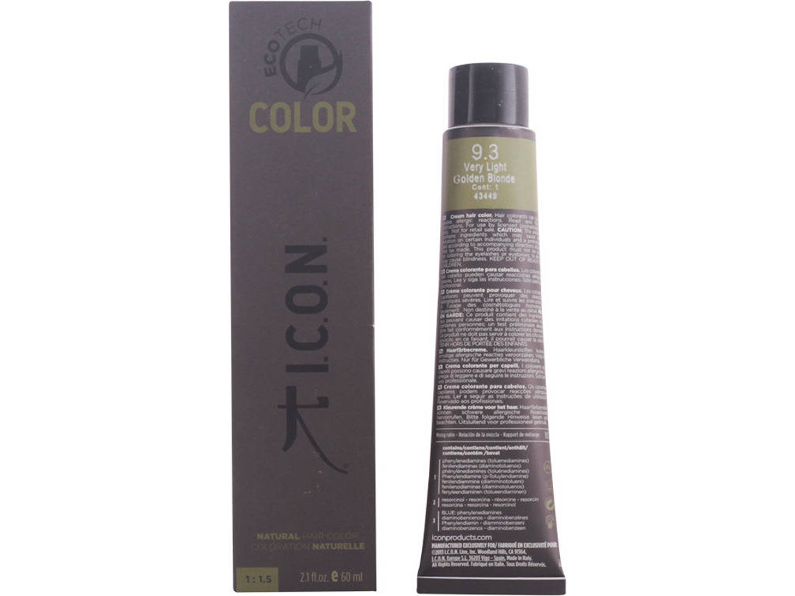 Coloração I.C.O.N. Ecotech Color Natural 9 3 Very Light Golden Blonde (60 ml)