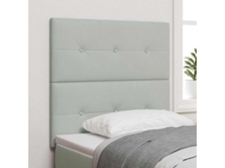 Vidaxl Cabeceira Cinzento-claro 90 Cm Veludo