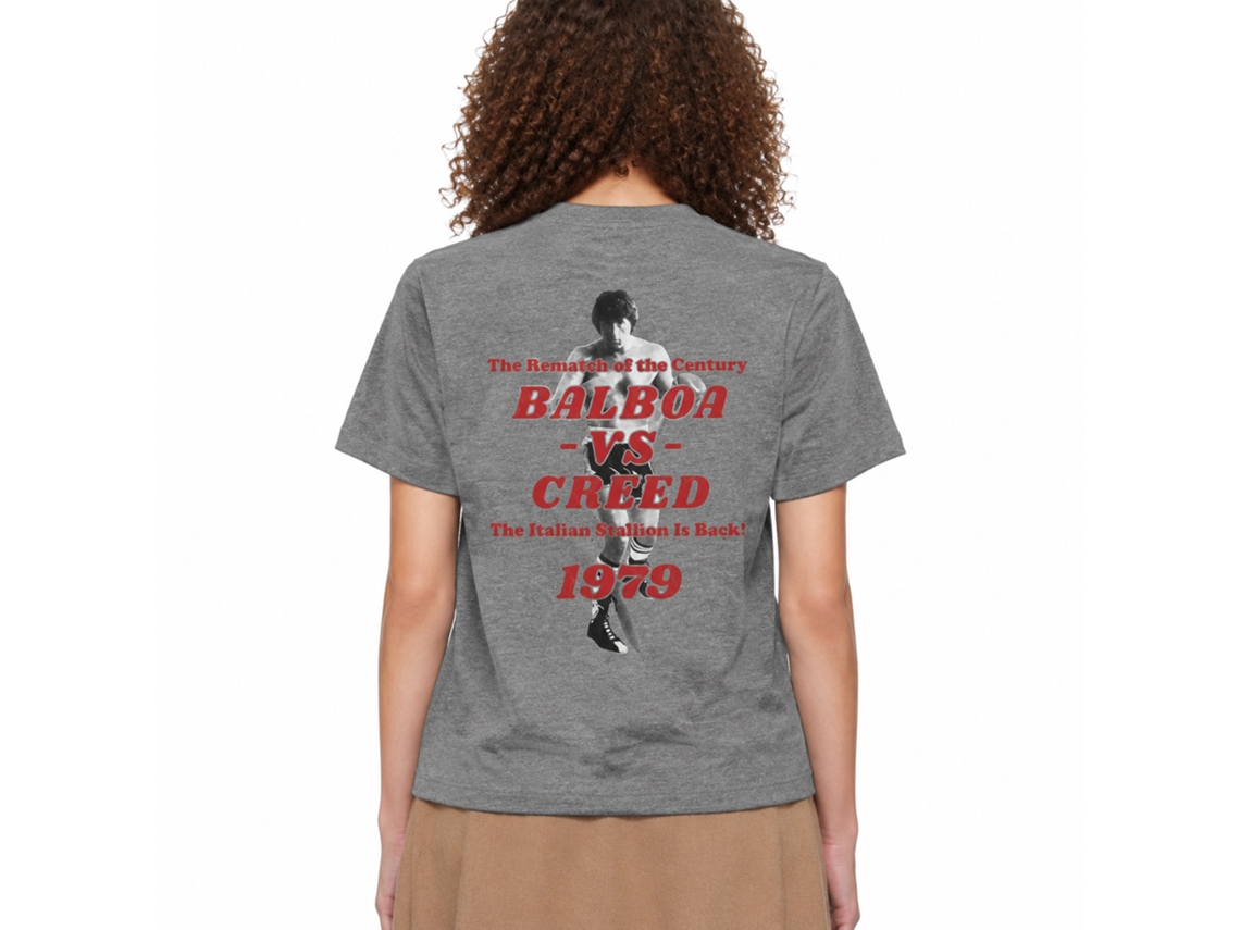 Rockinstone Rocky Rematch Graphite Heather T-shirt Size:xl