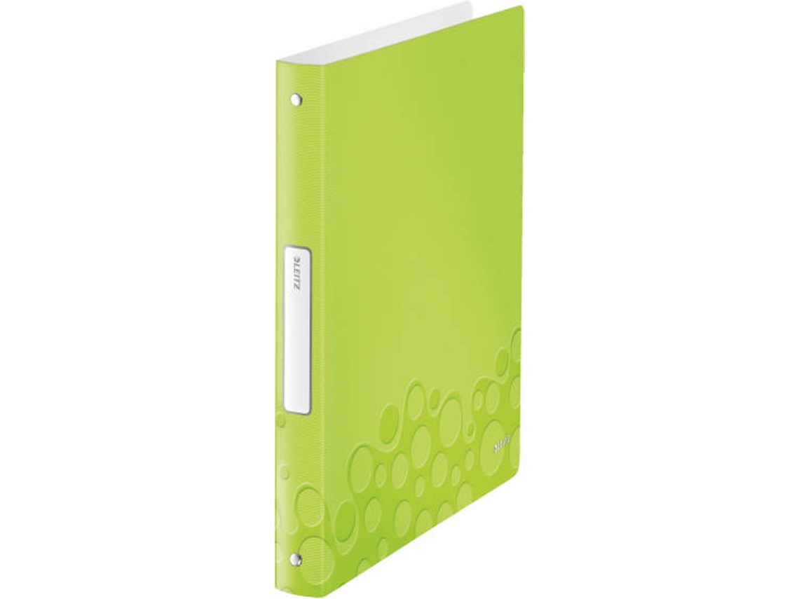 Dossier 4 argolas LEITZ WOW 25 mm Verde (A4 - Capacidade: 200 folhas)