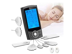 Estimulador Muscular Tens com 36 Modos: Estimulação Elétrica, Acupuntura e Massagem Corporal MDUG (preto)
