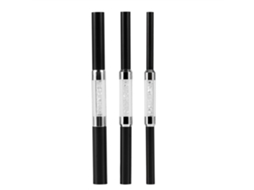 3 Peças/conjunto Ferramenta De Manicure De Metal Com Cabo De Acrílico Uv Para Formar Unhas Curvas Negras