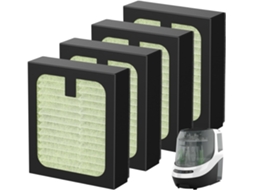 Kit com 4 Filtros Hepa para Lavadora de Mamadeiras Pro, Substitutos para Purificador de Ar Contra Poeira. AQUAFORGE