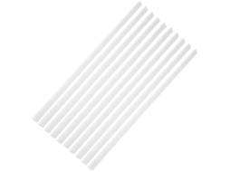 Pastas transparentes Gleavi A4 com barras deslizantes transparentes, 10 unidades, formato triangular, com clipe