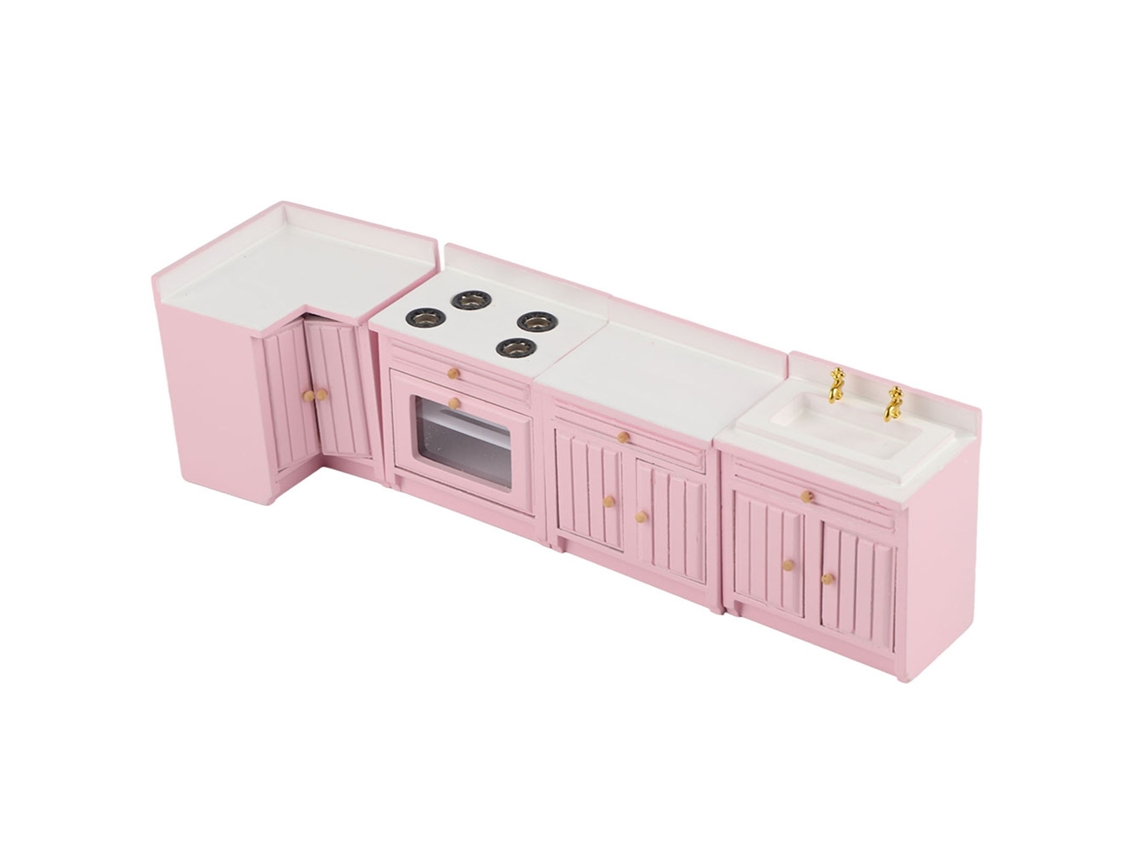 Aetheria-conjunto De Plataforma De Cozinha Para Casa De Boneca 1:12 Acessório Brinquedo De Móvel