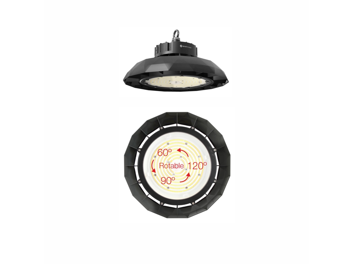 Lâmpada Led Industrial Ufo Lens Dali 200W 100-260V 4000K BENEITO FAURE