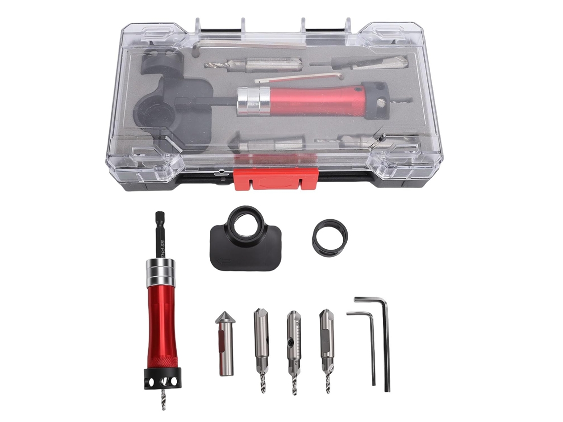 Conjunto de Brocas Escareadoras de Aço Rápido 2,8 a 3,2 mm CHABERLU