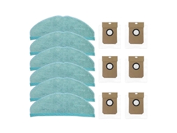 Conjunto De 6 Peças Para Aspirador Robô Ai 8090 Ultra / 9090: Sacos De Pó, Esfregões E Acessórios De Reposição._ptg