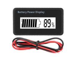 Mali indicador de Capacidade de Bateria com Voltmeter 12 48v Universal com Luz de Fundo Branca Gy 6h