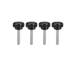 4 Peças Botão de Aperto Serrilhado M5x30mm com Alça CHABERLU