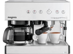 Máquina de Café Manual MAGIMIX & Filtre Automatic (19 bar - Café moído e pastilhas)