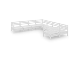 Garden Lounge Set, Garden Lounge Sets Vidaxl Branco Madeira De Pinho (n/a)