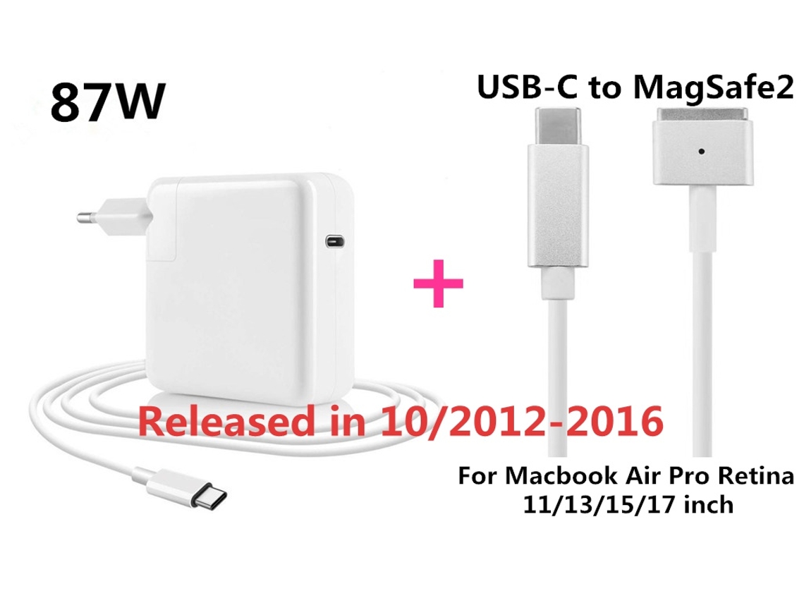 Lurelia Carregador Para Portátil A1719 A1707 Usb-c 87 W Para Apple Macbook Pro 15 M1 A1719 A1707